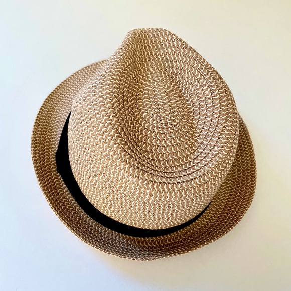 Paper Straw Fedora, Unisex, Large, NWOT, Classic Summer Fedora - Picture 3 of 7